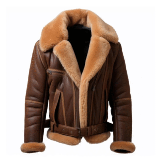 B3 Shearling Brown Men’s Aviator Jacket