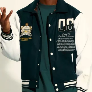Neutrals Country Club Varsity Jacket