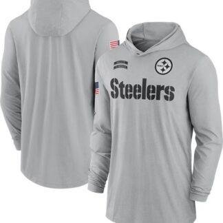 Pittsburgh Steelers Grey Hoodie