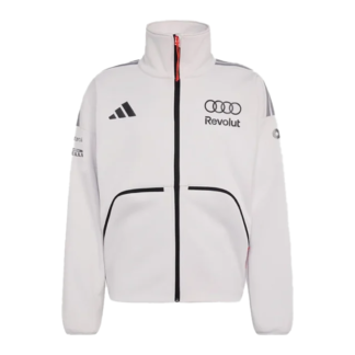 Unisex Adidas x Audi Revolut F1 Team Engineers & Marketing White Fleece Track Jacket