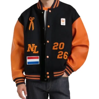 Unisex Denham Team Netherlands Varsity Jacket